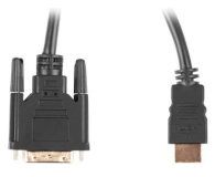 LANBERG Kabel HDMI(M)-DVI-D(M) DUAL LINK 3 M czarny CA-HDDV-20CU-0030-BK - 672611 - zdjęcie 2